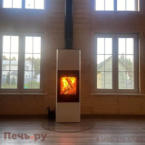 Печь камин Contura 35 высокая, дверка чугун фото 8
