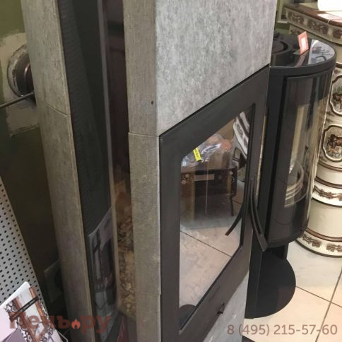 Печь камин Contura 35T:1 чугунная дверца, верхняя панель из стекла фото 9