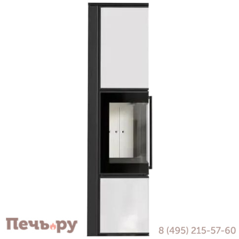Печь камин Kratki Pro TORA/L белый, с доводчиком фото 3