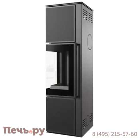 Печь камин Kratki Pro TORA/M черная, с доводчиком фото 7