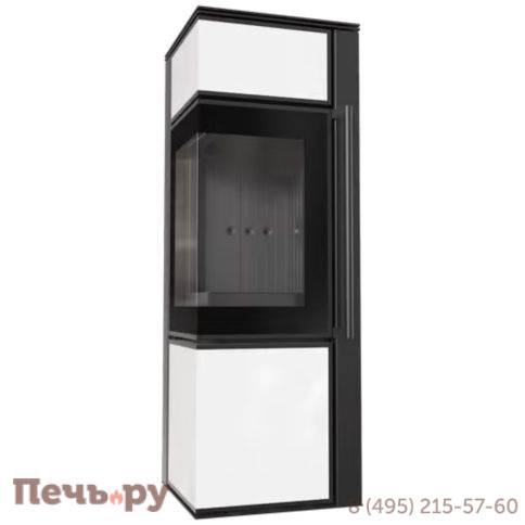 Печь камин Kratki Pro TORA/S Белый с доводчиком фото 6