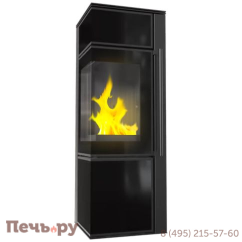 Печь камин Kratki Pro TORA/S Черный, с доводчиком фото 2