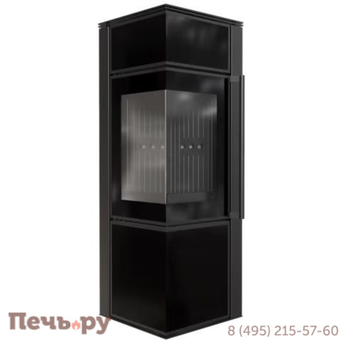 Печь камин Kratki Pro TORA/S Черный, с доводчиком фото 7