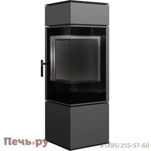 Печь камин Kratki Thor 8 Termotec Black фото 2