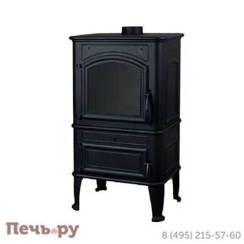 Печь-камин Liseo Castiron LCI Canaria  с подводом внешнего воздуха фото