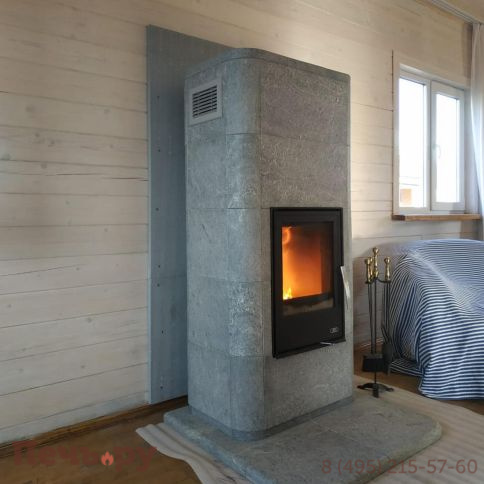 Печной камин Теплый камень WS 9-2 + топка ABX York KI фото 2