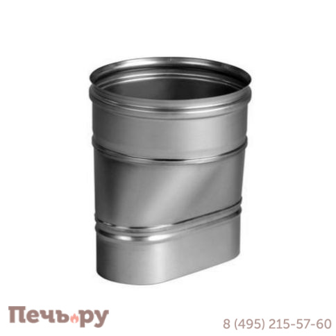 Переходник Вулкан VOR с овала 120x240 на круг D 250 (AISI 321 0.5мм) фото