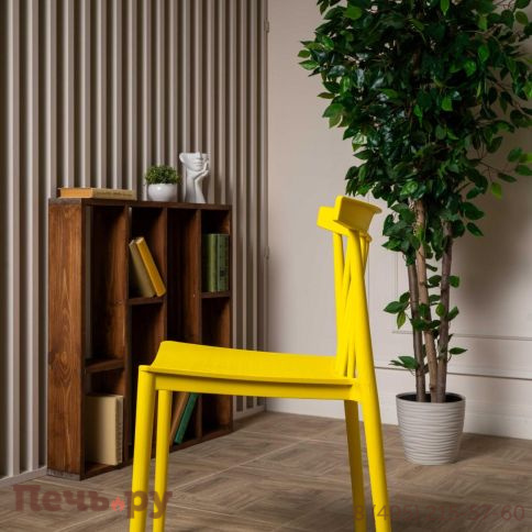 Пластиковый стул Royal Family KAI желтый фото 7