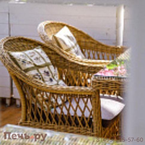 Плетеный стул 4sis Сицилия из искусственного ротанга, цвет соломенный фото 7