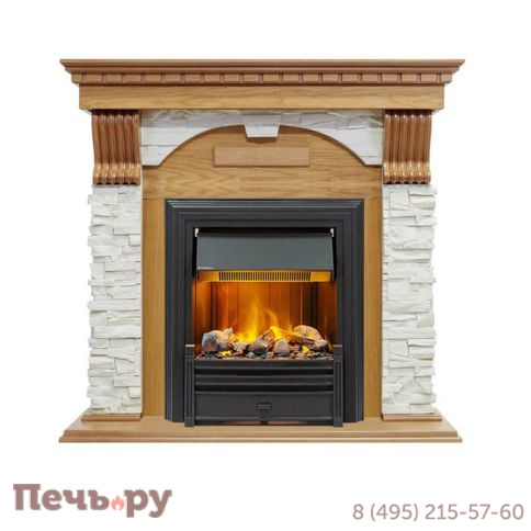 Портал Dimplex Dublin арочный сланец белый (классика Opti-Myst и Optiflame) фото