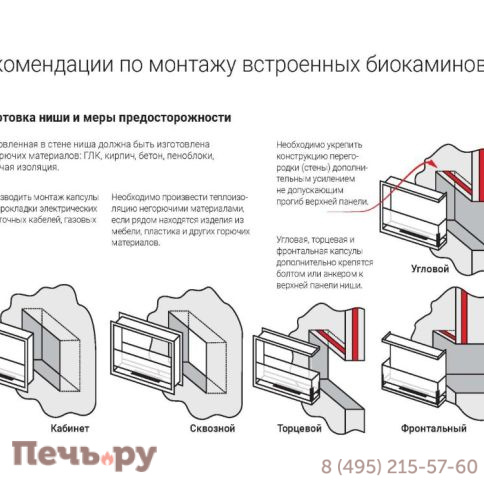 Портальный полуавтоматический биокамин Lux Fire Фаер Бокс 4 - 30 фото 11