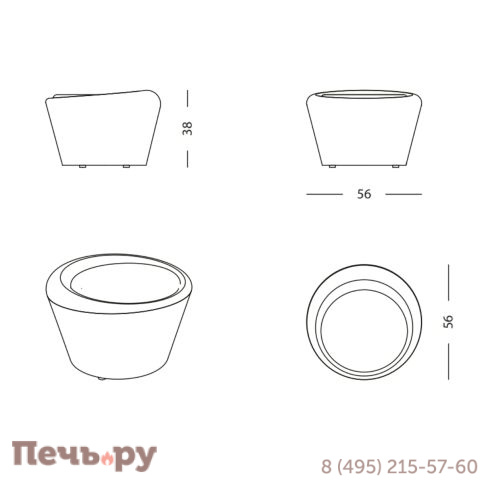 Пуф плетеный с подушкой DFN Maratea фото 4