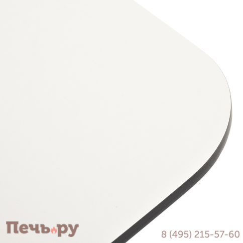 "Верона" журнальный стол из HPL 120х65, H40, каркас белый муар, цвет столешницы "молочный" фото 5