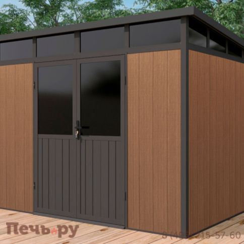 Садовое строение из ДПК Gardeck 9х7 (5.95 кв.м) фото 3