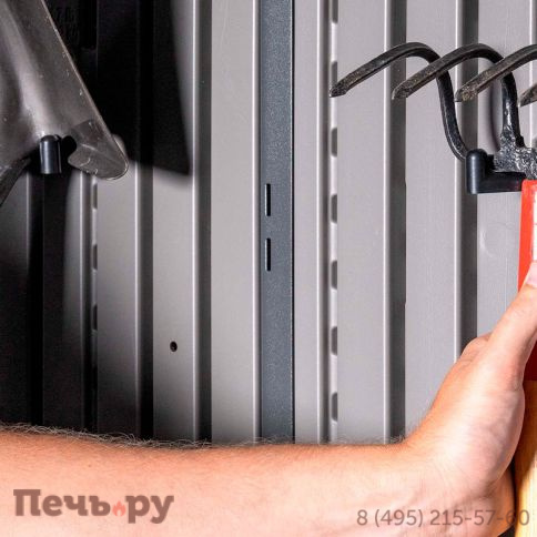 Сарай пластиковый Gardeck Woodlook 10*8 фото 14