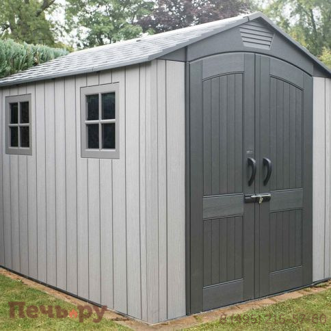 Сарай пластиковый Gardeck WoodLook 7*9.5 фото 5