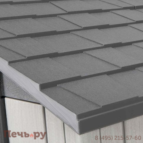 Сарай пластиковый Gardeck WoodLook 7*9.5 фото 8