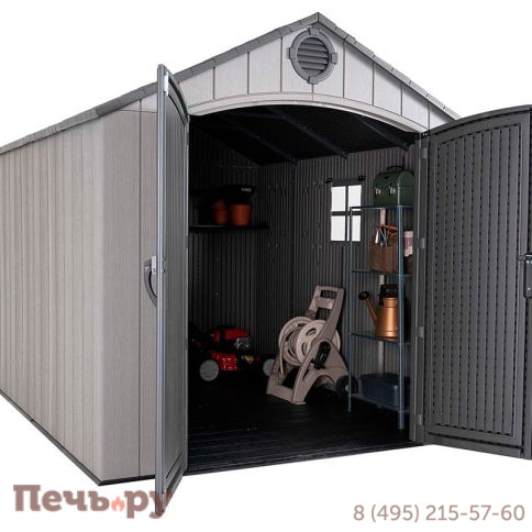 Сарай пластиковый Gardeck WoodLook 8*10 New фото 9