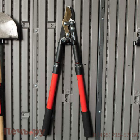 Сарай пластиковый Gardeck WoodLook 8*7.5 фото 8