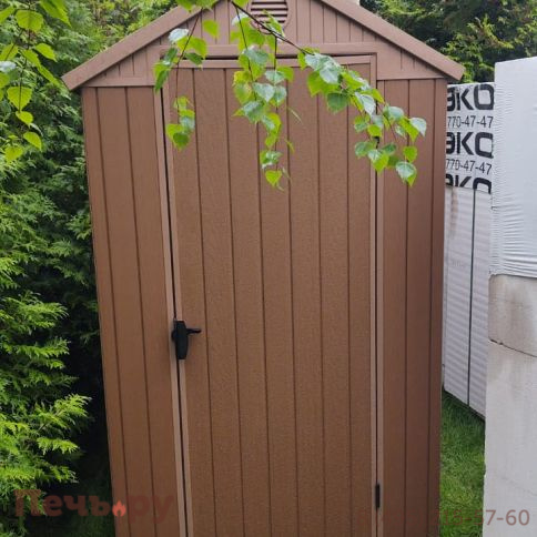 Сарай Gardeck Keter"Дарвин 4х6" (размеры 118 х 184 см), коричневый фото 10