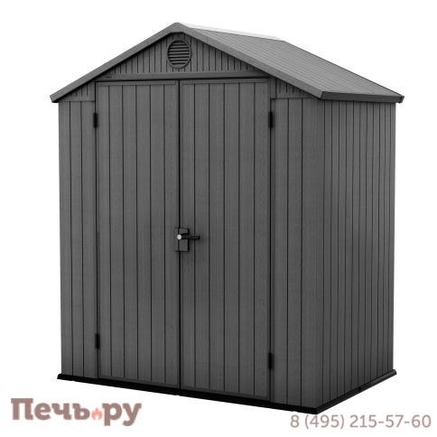 Сарай Gardeck Keter "Дарвин 6х4" (размеры 183 х 121 см), серый фото