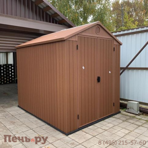 Сарай Keter "Дарвин 6х8" (размеры 183 х 244 см), коричневый фото 7