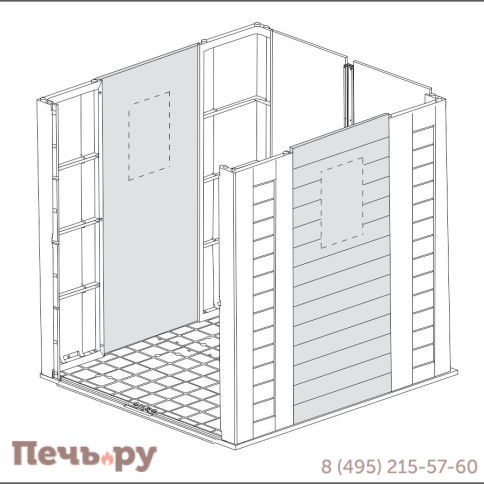 Сарай Keter "Фактор 6х6" (размеры 173 х 195 см) фото 15