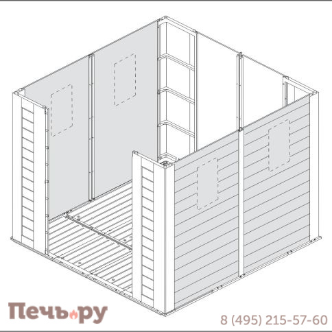 Сарай Keter "Фактор 8х8" (размеры 248 х 255 см) фото 10