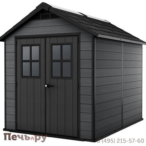 Сарай Keter "Ньютон 759" (размеры 210 х 279 см), серый фото