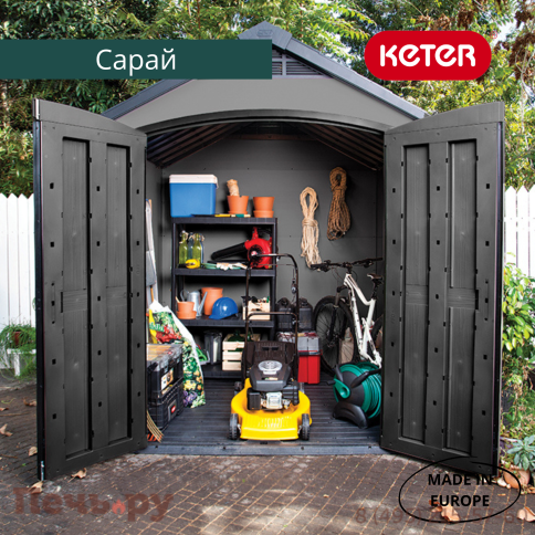 Сарай Keter "Премьер 757" (размеры 210 х 216 см) фото 7