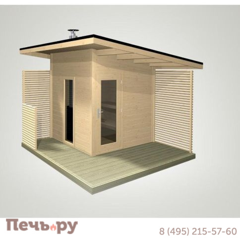 Сауна Harvia Compact Outdoor SLDC02PS ель фото