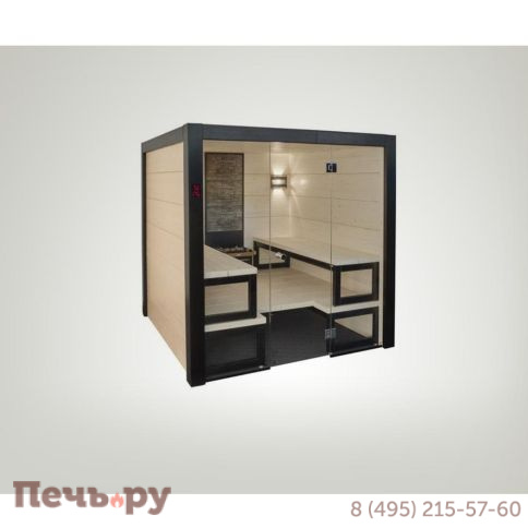 Сауна Harvia Solide Indoor S2122LD ель с печью Virta HL110 фото