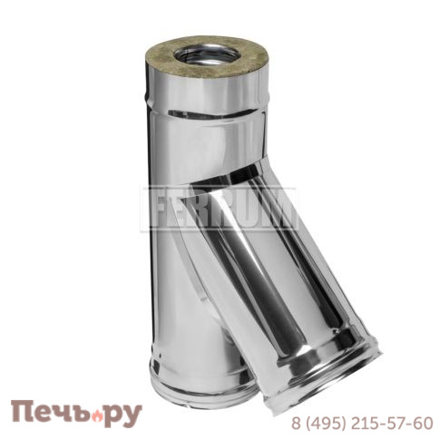 Сэндвич-тройник 135° Феррум (AISI 430/ 0.5) фото