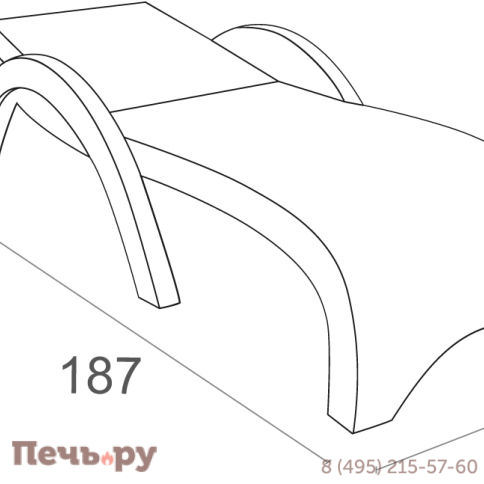 Шезлонг пластиковый с матрасом GS 1009 (Fiji) 234/GS1009/1/ANT фото 2