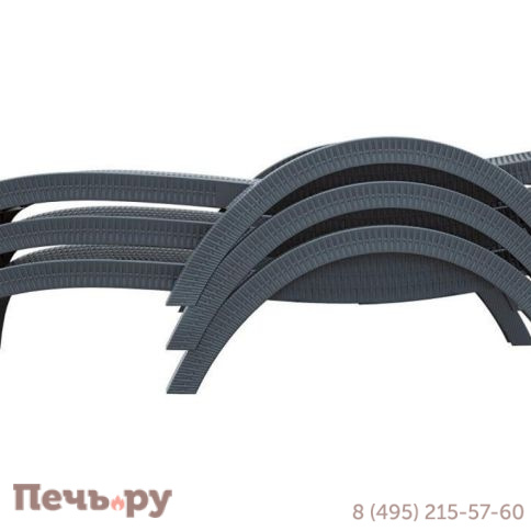 Шезлонг пластиковый с матрасом GS 1009 (Fiji) 234/GS1009/1/ANT фото 5