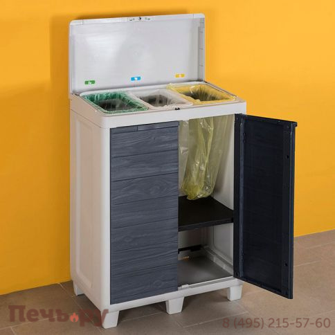 Шкаф-контейнер для сортировки мусора Gardeck Woodys фото 4