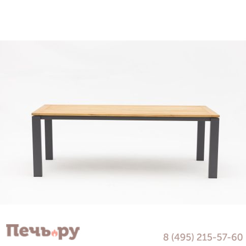 Стол Brafritid Lyon 220 алюминий/тик фото 2