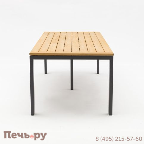 Стол Brafritid Lyon 280 алюминий/тик фото 5