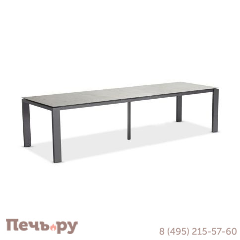 Стол Brafritid Lyon 280 антрацит/серый, алюминий/спеченный камень фото