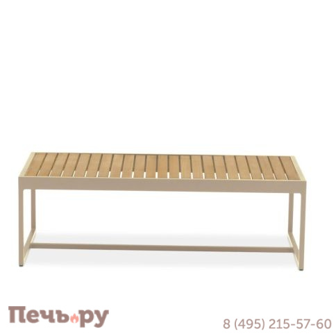 Стол кофейный Brafritid Amal антрацит/бежевый/натуральный, алюминий/тик фото 7