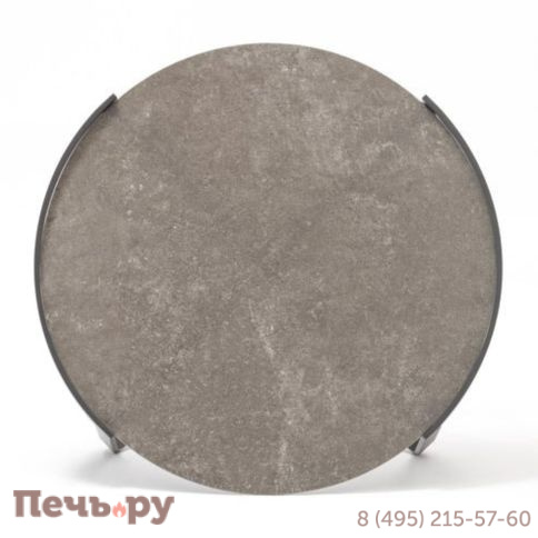 Стол кофейный Brafritid Boden антрацит/коричневый, алюминий/закаленное стекло с керамической печатью фото 5