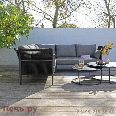 Стол кофейный Brafritid Flen антрацит, алюминий/спеченный камень фото 12