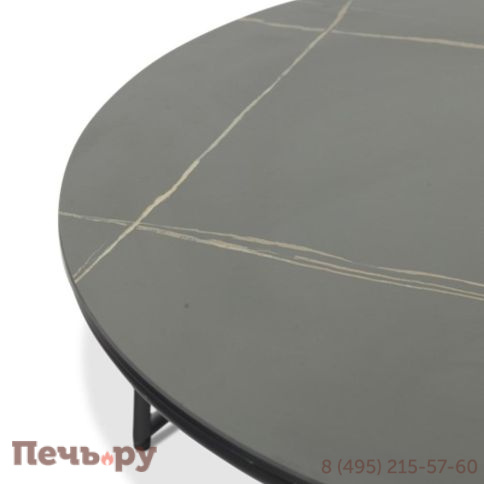 Стол кофейный Brafritid Flen антрацит, алюминий/спеченный камень фото 14