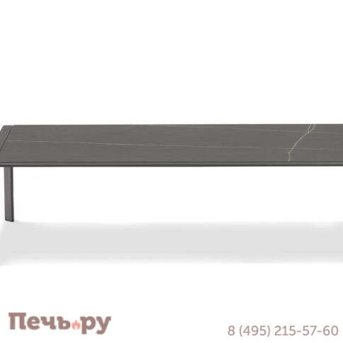 Стол кофейный Brafritid Stockholm антрацит/черный, алюминий/спеченный камень фото 3