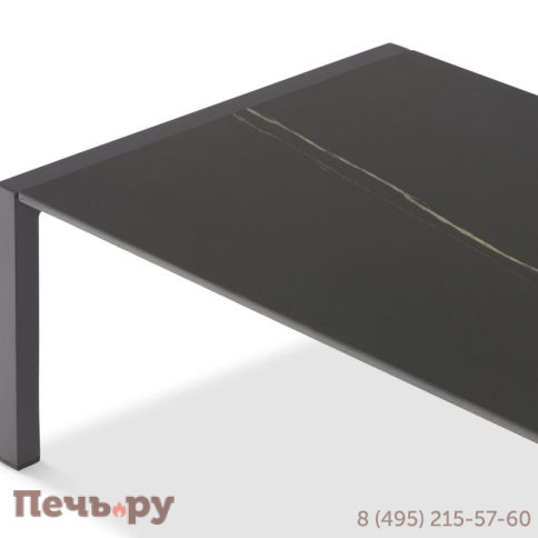 Стол кофейный Brafritid Stockholm антрацит/черный, алюминий/спеченный камень фото 4