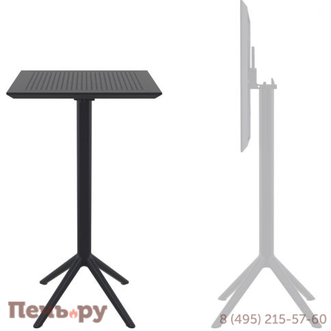 Стол пластиковый барный складной Sky Folding Bar Table 60 234/116-8575 фото