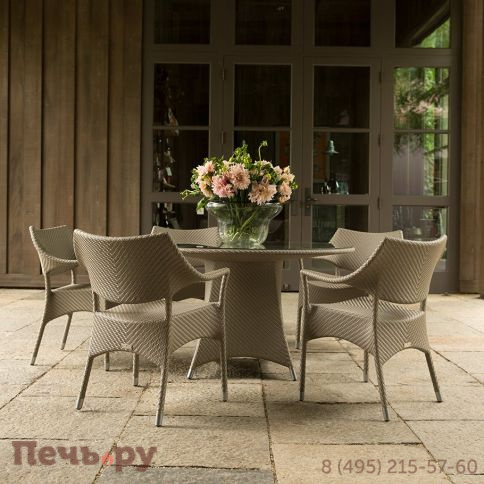 Стол плетеный обеденный Janus et Cie Amari JNS/736-10-515/BG фото 3