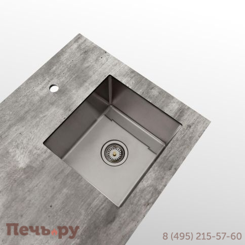 Стол разделочный Cronon с мойкой Lounge B-02S-R, 90 см фото 6