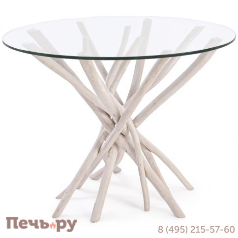 Стол стеклянный обеденный Garden Relax Sahel фото