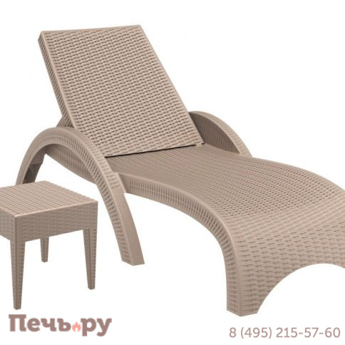 Столик плетеный для шезлонга GT 1009 234/GT1009/TAUPE фото 5
